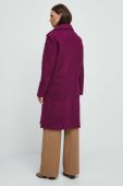 Пальто Medicine жіночий колір рожевий перехідний двобортний