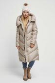 Пухове пальто Medicine жіночий колір бежевий зимовий (3620708)