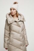 Пухове пальто Medicine жіночий колір бежевий зимовий (3620708)