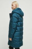 Пухове пальто Medicine жіночий колір зелений зимовий (3633993)