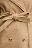 Пальто Medicine жіночий колір бежевий перехідний двобортний