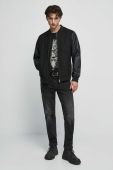 Куртка-бомбер Medicine чоловіча колір чорний перехідна (3555643)