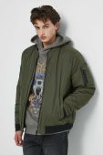 Куртка-бомбер Medicine чоловіча колір зелений перехідна