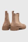 Черевики Medicine колір бежевий на платформі (3589440)