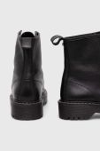 Шкіряні черевики Medicine колір чорний на платформі
