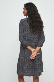 Сукня Medicine колір чорний mini розкльошена (3377546)