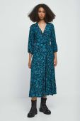 Сукня Medicine midi розкльошена колір бірюзовий (3469565)