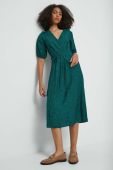 Сукня Medicine колір зелений midi розкльошена (3469622)