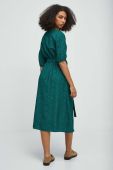 Сукня Medicine колір зелений midi розкльошена (3469622)