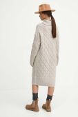 Сукня Medicine колір бежевий midi oversize (3626866)
