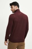 Светр Medicine чоловічий колір бордовий легкий гольф (3532246)