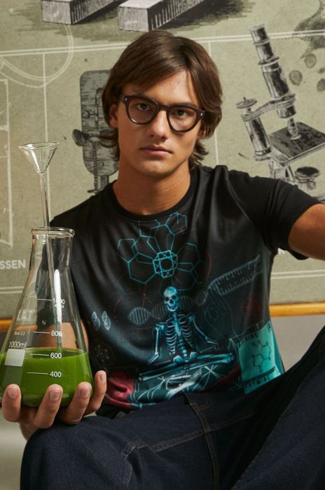 Футболка Medicine чоловіча колір чорний візерунок