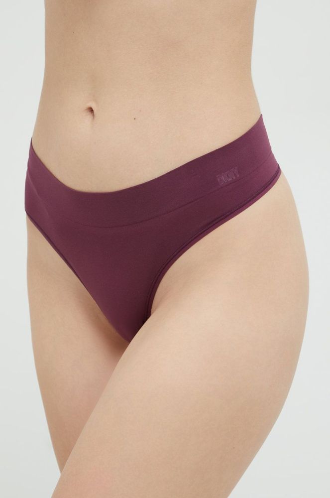 Dkny Стринги колір фіолетовий (2737803)