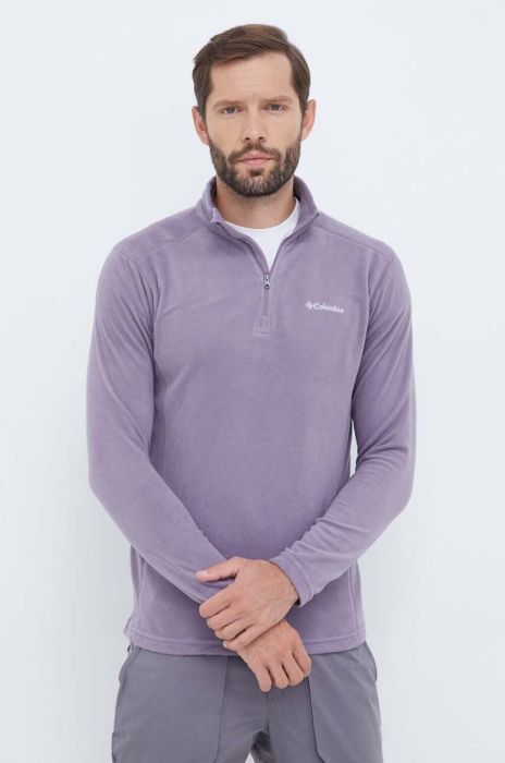 Спортивна кофта Columbia Klamath Range II колір фіолетовий візерунок