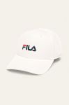 Кепка Fila колір білий з аплікацією (256140)