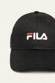 Кепка Fila колір чорний з аплікацією (256139)