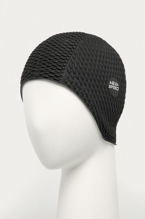 Шапочка для плавання Aqua Speed колір чорний (3495838)