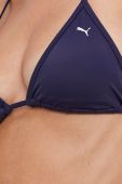 Купальний бюстгальтер Puma 907666 колір синій злегка ущільнена чашечка