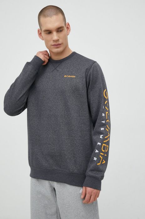 Кофта Columbia чоловіча колір сірий з принтом (2741293)
