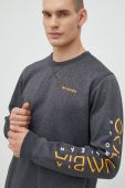 Кофта Columbia чоловіча колір сірий з принтом (2741293)