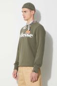 Кофта Ellesse чоловіча колір зелений візерунок SHC07930-DARKGREYMA