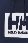 Бавовняна кофта Helly Hansen колір синій з принтом 53289-597