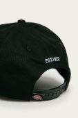 Кепка Dickies колір чорний з аплікацією DK0A4TKVBLK1-BLACK