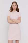 Сукня Lacoste колір рожевий mini пряма EF5473-001