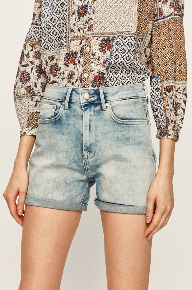 Pepe Jeans - Шорти Mary колір блакитний
