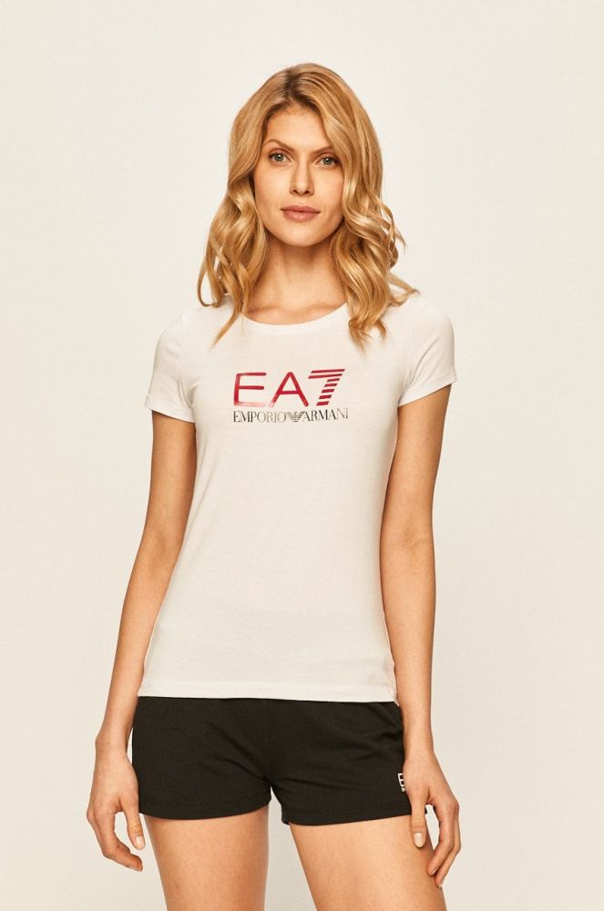 EA7 Emporio Armani - Футболка колір білий (508311)