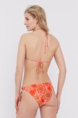 Купальний бюстгальтер Desigual колір помаранчевий злегка ущільнена чашечка