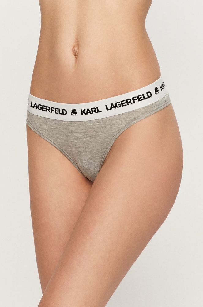 Стринги Karl Lagerfeld колір сірий (1353448)