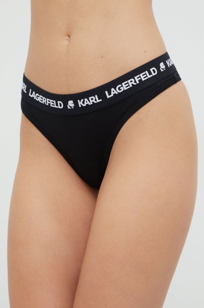 Стринги Karl Lagerfeld колір чорний (1353454)
