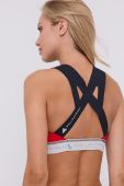 Купальний бюстгальтер adidas by Stella McCartney колір чорний м'яка чашечка