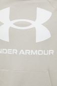 Кофта Under Armour чоловіча колір сірий з капюшоном з принтом 1357093-652 (3080407)