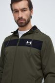 Вітровка Under Armour колір зелений перехідна