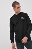 Кофта HUF чоловіча колір чорний з принтом (1497624)