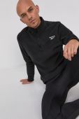 Кофта Reebok GR8959 чоловіча колір чорний гладка