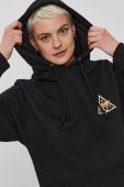 Кофта HUF колір чорний з принтом (1484394)