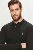 Лонгслів Polo Ralph Lauren колір чорний гладкий (1356469)