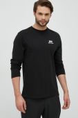 Бавовняний лонгслів Helly Hansen колір чорний з принтом (2741297)