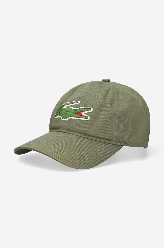 Кепка Lacoste колір білий з аплікацією RK4711-031 (3343677)
