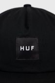 Кепка HUF колір чорний з аплікацією (1687261)