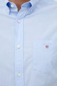 Сорочка Gant чоловіча regular комір button-down колір блакитний