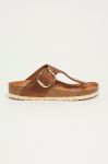 Birkenstock - Шкіряні в'єтнамки Gizeh Big Buckle 1018745-Cognac колір коричневий
