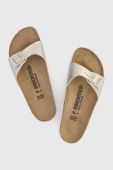 Шльопанці Birkenstock Madrid жіночі колір золотий Narrow Width 1016107-Gold