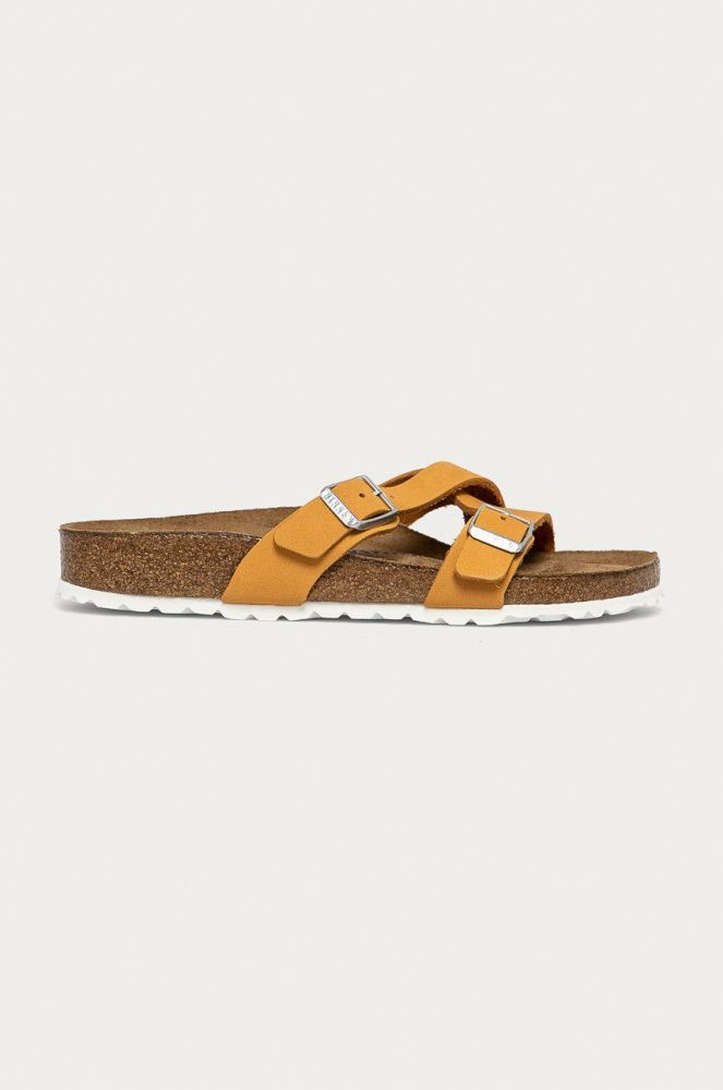 Шльопанці Birkenstock жіночі колір помаранчевий