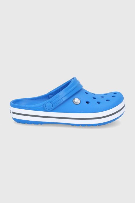 Шльопанці Crocs CROCBAND 11016 жіночі CROCS.CROCBAND..11016.D-DIGITALAQU колір блакитний