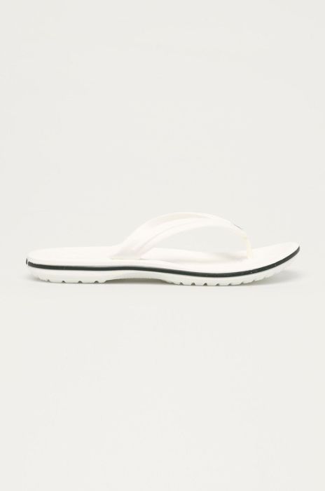 В'єтнамки Crocs жіночі колір білий OCS.CROCBAND.FLIP.11033-WHITE
