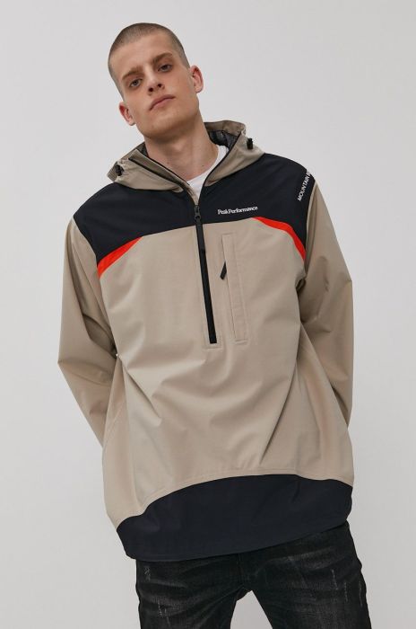 Куртка Peak Performance чоловіча колір жовтий перехідна